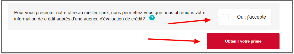 soumission assurance auto cote decredit
