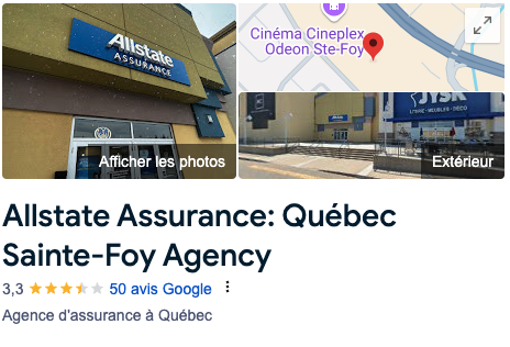 Allstate Compagnie d'Assurance