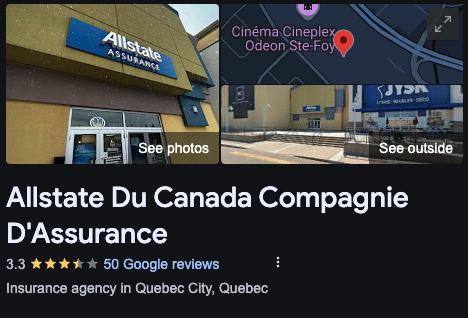 Allstate Insurance Quebec