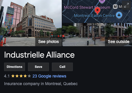 Industrielle Alliance Quebec Insurance Company