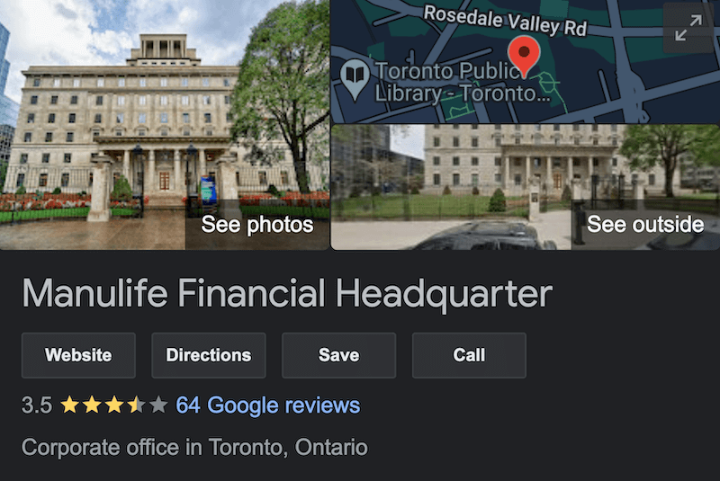 Manulife Insurance Canadian Headquarters | Top Canadian Insurance Companies